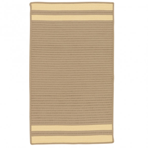 Breakwater Bay Kellie Indoor / Outdoor Reversible Area Rug Yellow